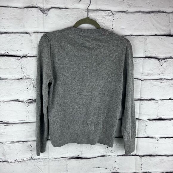 J. Crew ruffle front crew neck sweater M - Picture 4 of 7